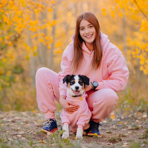 Joymay Premium pet jumper felpa burrosa morbido e calmante in pile interno proprietario e cane abbinati vestiti adatti a tutte le razze - Product Image 3