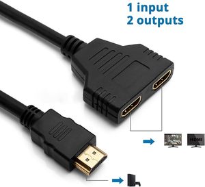 Chất Lượng Cao <span class=keywords><strong>HDMI</strong></span> Splitter Cáp Nam 1080P Để Dual Nữ 1 Trong <span class=keywords><strong>2</strong></span> out <span class=keywords><strong>HDMI</strong></span> Splitter Cable Đối Với HDTV HD - Product Image 3