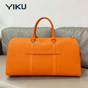 YIKU Fabricante de Bolsas de Viaje Personalizadas con Logotipo, Bolsa de Viaje Clásica de Lujo de Cuero PU de Gran Capacidad con Correa - Product Image 5