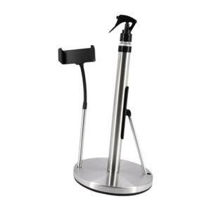 <b>Kitchen</b> 3 in 1 <b>Paper</b> Towel Holder with Spray Bottle & Phone Holder Countertop Stainless Steel Tissue Holder <b>Paper</b> Dispenser - Product Image 1