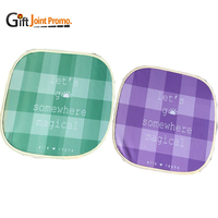 Pare-soleil de fenêtre latérale de voiture avec LOGO, maille d'écran pour fenêtre latérale de voiture, pare-soleil de voiture, vente en gros