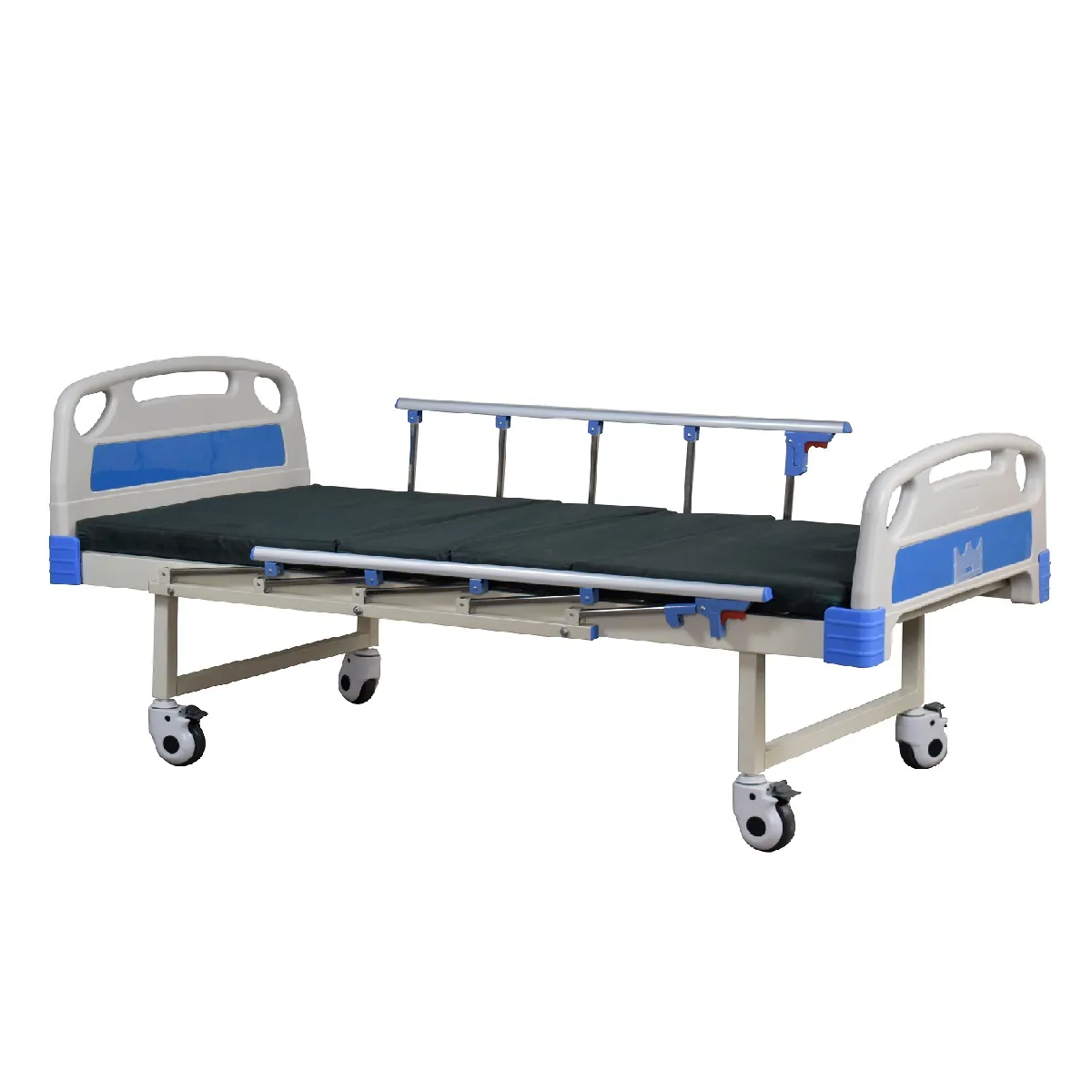 High Quality Lowest Price Movable Flat Examining Table Hospital Bed with Casters