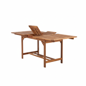 Sofá moderno de Acacia para exteriores con mesa rectangular de extensión duradera para muebles de hogar o patio - Product Image 1