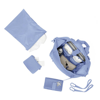 Sac à dos à langer de voyage grande capacité multifonction en néoprène avec impression personnalisée pour maman et bébé, imperméable