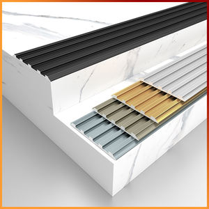 Profilés antidérapants en aluminium de qualité commerciale <span class=keywords><strong>pour</strong></span> escaliers, zones humides et extérieures - Marches de sécurité antidérapantes <span class=keywords><strong>pour</strong></span> salles de bain et ponts de <span class=keywords><strong>piscine</strong></span> - Product Image 2