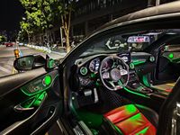 Kit d'accessoires d'éclairage LED intérieur pour Mercedes C205 W205 Coupé 2015-2021, éclairage ambiant dynamique 64 couleurs