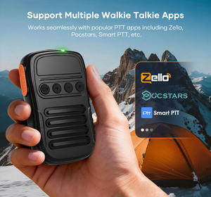 UNIWA BM008 Walkie Talkie Inalámbrico Portátil Compatible con Android, Batería de Gran Capacidad, Micrófono de Condensador, Botón PTT, 3W, Plástico - Product Image 2
