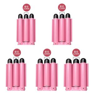 Rizador de Pelo de Cerámica de Tres Barriles con Tecnología de Iones, Rizador de Pelo Grande para Salón, Superficie de Cerámica que Reduce el Daño al Cabello - Product Image 4