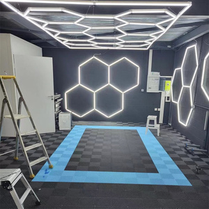 Petek çalışma detaylandırma ışık tavan için otomatik Led tünel ışığı altıgen Led garaj ışığı - Product Image 6