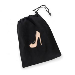 Vente chaude Tissu Tissu Pochette Chaussures Emballage Stockage Réutilisable Couverture Organisateur Coton Cordon Sacs À Poussière - Product Image 1