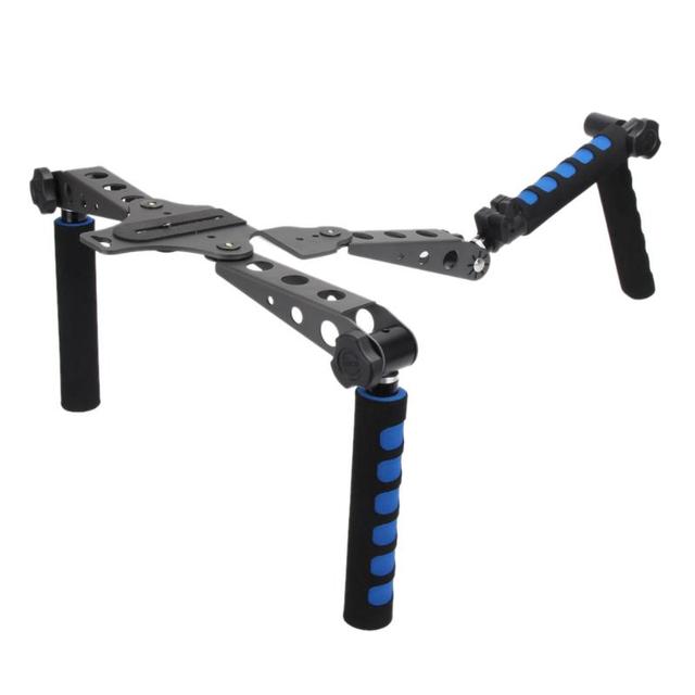Jingying Aluminum Alloy Foldable DSLR Movie Film Making System Shoulder Mount Support Rig Stabilizer for DSLR Camcorders
