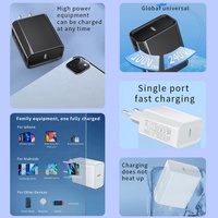 Chargeurs de téléphone portable HNT GaN 30 Watt Type C à port unique, fabrication OEM ODM, charge rapide USB-C pour Android
