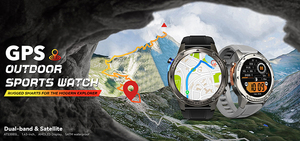 Thể Thao Ngoài Trời 1.43Inch Amoled Hiển Thị Dm56 GPS Thông Minh Đồng Hồ La Bàn 5ATM Đồng Hồ Chống Thấm Nước 500MAh Pin Smartwatch Cho Nam Giới - Product Image 3