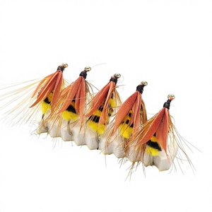 Stimulateur de mouches flottantes en mousse <span class=keywords><strong>pour</strong></span> la pêche à la truite : Paraglider, Caddisfly, Mayfly, Light Cahill, <span class=keywords><strong>pour</strong></span> <span class=keywords><strong>eau</strong></span> douce - Product Image 1