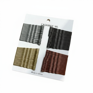 CASAMAX WL CT-0005 Set di 100 forcine per capelli in alluminio, taglia S, colori assortiti, accessori per capelli - Product Image 2