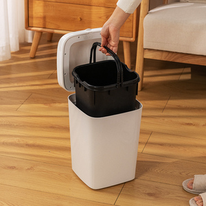 <span class=keywords><strong>Poubelle</strong></span> intelligente à capteur <span class=keywords><strong>automatique</strong></span>, étanche, grande capacité, sans contact, avec capteur ultrasonique pour cuisine et salon - Product Image 3