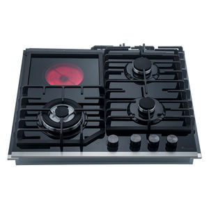 Estufa de Gas Butano con 4 Quemadores para Cocinar, Placas de Gas y Eléctricas de Cerámica Esmaltada, 2 Hornillas - Product Image 3