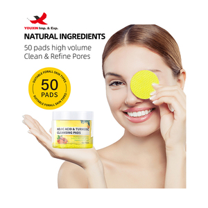Almohadillas Limpiadoras Faciales y Corporales con Ácido Kójico y Cúrcuma para Piel Oscura, Precio Bajo, Venta al por Mayor de Fábrica, Oferta - Product Image 3