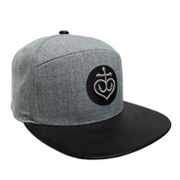Topi Snapback Kualitas Merek Kotak Pinggiran Khusus 6 Panel Bordir 3D Topi Trucker Gorras Topi Snapback Akrilik