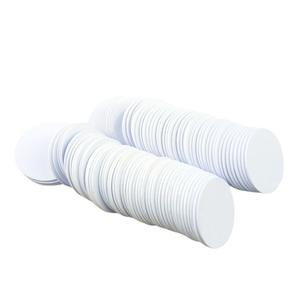 13.56MHz 재기록 가능한 빈 도트 F08 칩 <span class=keywords><strong>RFID</strong></span> 코인 스티커 카드 출입 통제용 - Product Image 2