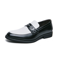 Chaussures en cuir pour hommes pour le commerce transfrontalier, grandes tailles européennes et américaines 48, mocassins à enfiler, mocassins à bout ouvert