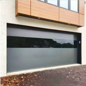<span class=keywords><strong>Porte</strong></span> <span class=keywords><strong>de</strong></span> <span class=keywords><strong>garage</strong></span> à rabat en verre plat moderne haut <span class=keywords><strong>de</strong></span> gamme personnalisée Surface finie en alliage d'aluminium Fabriquée Premium Rolling Shutter Company - Product Image 2