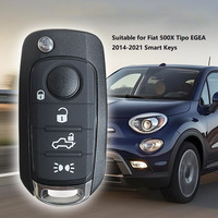 Télécommande de clé de voiture sans fil pour Fiat 500X, remplacement des clés intelligentes, chipset MOB/48 4A, 433,92 MHz, du fabricant