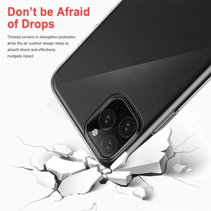 Étui de téléphone transparent en TPU acrylique transparent antichoc mince pour <span class=keywords><strong>iPhone</strong></span> <span class=keywords><strong>11</strong></span> Pro Max X/XS XR 7/8 Plus 5,8/6,1/6,5 pouces - Product Image 3