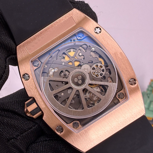 RM67-01 <b>Top</b>-tier Men's Luxury Sports Mechanical Ultra-thin Titanium Watch – Sapphire <b>Crystal</b>, Rubber Strap, Designer Style - Product Image 5