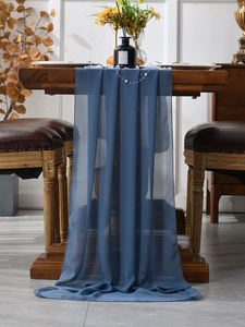 Chemin de table moderne de luxe en coton brodé Doublure de salle à manger élégante pour les intérieurs contemporains Techniques tissées pour un usage domestique - Product Image 5