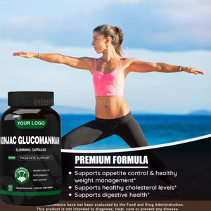 Suplemento DE SALUD Konjac Root Glucomannan Pastillas adelgazantes Precio Halal Konjac Glucomannan Cápsulas - Product Image 3