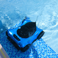 Robot de nettoyage de piscine automatique sans fil Addotron ODM/OEM pour piscine extérieure, robot nettoyeur de piscine à grimpement mural sans fil