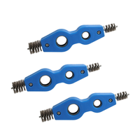 Brosse à fil pour borne de batterie en cuivre, pour débavurage de filetages, élimination de la rouille, outil manuel pour la plomberie et la réparation automobile