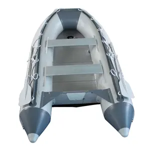 CE 2019 High Quality PVC 5 Person Pontoon Fishing Boat With Motor For Sale
