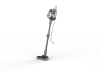 Aspirateur domestique multifonctionnel avec cordon, tube télescopique cyclonique, lumière LED pratique pour le nettoyage des sols, des tapis et des canapés