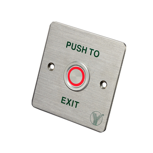 Stainless Steel <strong>Exit</strong> Door <strong>Button</strong> with LED PBS-820C(LED) - Product Image 1