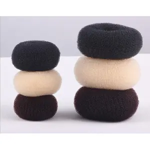 NC0436 Hot Sponge Braider Ring Women Hair Bun Ring Donut Shaper Maker 4 Sizes Black Coffee Beige Fashion Styling Tools Hair Clip