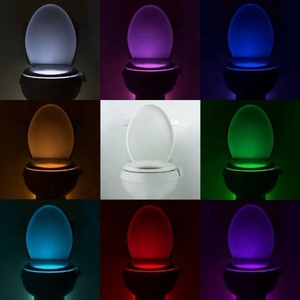 Human <span class=keywords><strong>Motion</strong></span> Sensor Toiletten sitz leuchte 8 Farbe wasserdicht für Badezimmer Toiletten schüssel LED Lampe Toilette Nachtlicht - Product Image 3
