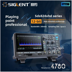Oscilloscope numérique HD SIGLENT SDS824X économique avec générateur d'alimentation intégré NOUVEAU - Product Image 3