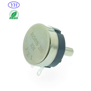 โพเทนชิโอมิเตอร์แบบหมุน TOCOS คุณภาพสูง RV24Y ขนาด 24 มม. 10K 100K 500K 1Mb โอห์ม ฟิล์มคาร์บอน อายุการใช้งานยาวนาน RV24YN แกนโลหะ 10Kb รีโอสแตท - Product Image 2