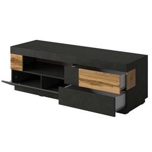 Новый дизайн <span class=keywords><strong>85</strong></span> дюймов luxurymodern для шкафа под ТВ черный стол ТВ приставка подставка деревянная с местом для хранения - Product Image 3