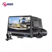 אגו רכב DVR 3 עדשה עם Rearview המצלמה וידאו מקליט אוטומטי 3 מצלמות 4.0 אינץ Nexar 3 מצלמה Dashcam