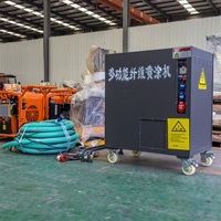 Machine automatique d'isolation en mousse pour l'industrie agricole Nouveau modèle Pulvérisateur de cellulose en fibres minérales inorganiques Efficacité améliorée de la pompe