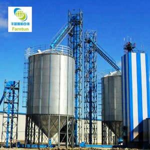 Silo à copeaux de bois et silo à céréales de 100 tonnes, silos de stockage - Product Image 6