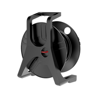 Enrouleur de câble en plastique durable, tambour de câble adapté aux câbles de 5,0 mm, 200 m, diffusion en environnement difficile, utilisation sur le terrain