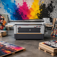 Printer Inkjet Digital UV Flatbed A0 1610 Format Besar untuk Kanvas, Kayu, Akrilik, Printer Digital UV Flatbed