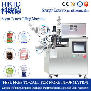 Machines d'emballage de sachets à bec verseur entièrement automatiques pour purée de fruits, <span class=keywords><strong>yaourt</strong></span> et jus de légumes, fabriquées en usine - Product Image 6