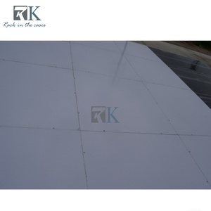 Portable <b>White</b> Square Stage Panels Easy Assemble Stage Platform for Indoor Outdoor Events - Product Image 6