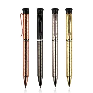 TTX Unique Heavy Elegant Gold Ink Luxury Smooth Writing Signature Office Gift Metal RollerBall Ballpoint Pen