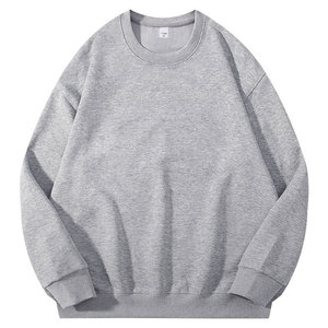 Sweat-shirt à col rond Huamian en coton, couleur unie, usage quotidien, unisexe, tailles M L XL XXL - Product Image 3